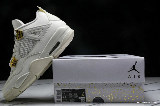 Reps LUCY Jordan Retro AQ9129-170 Gold Metallic 4 0712